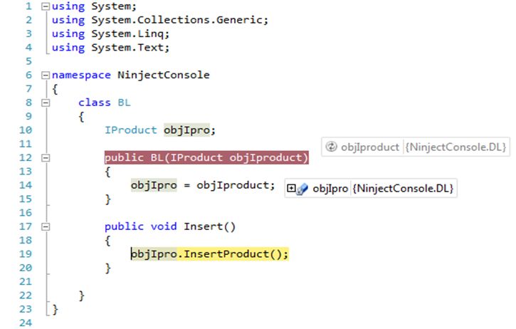 calling a method of a DA